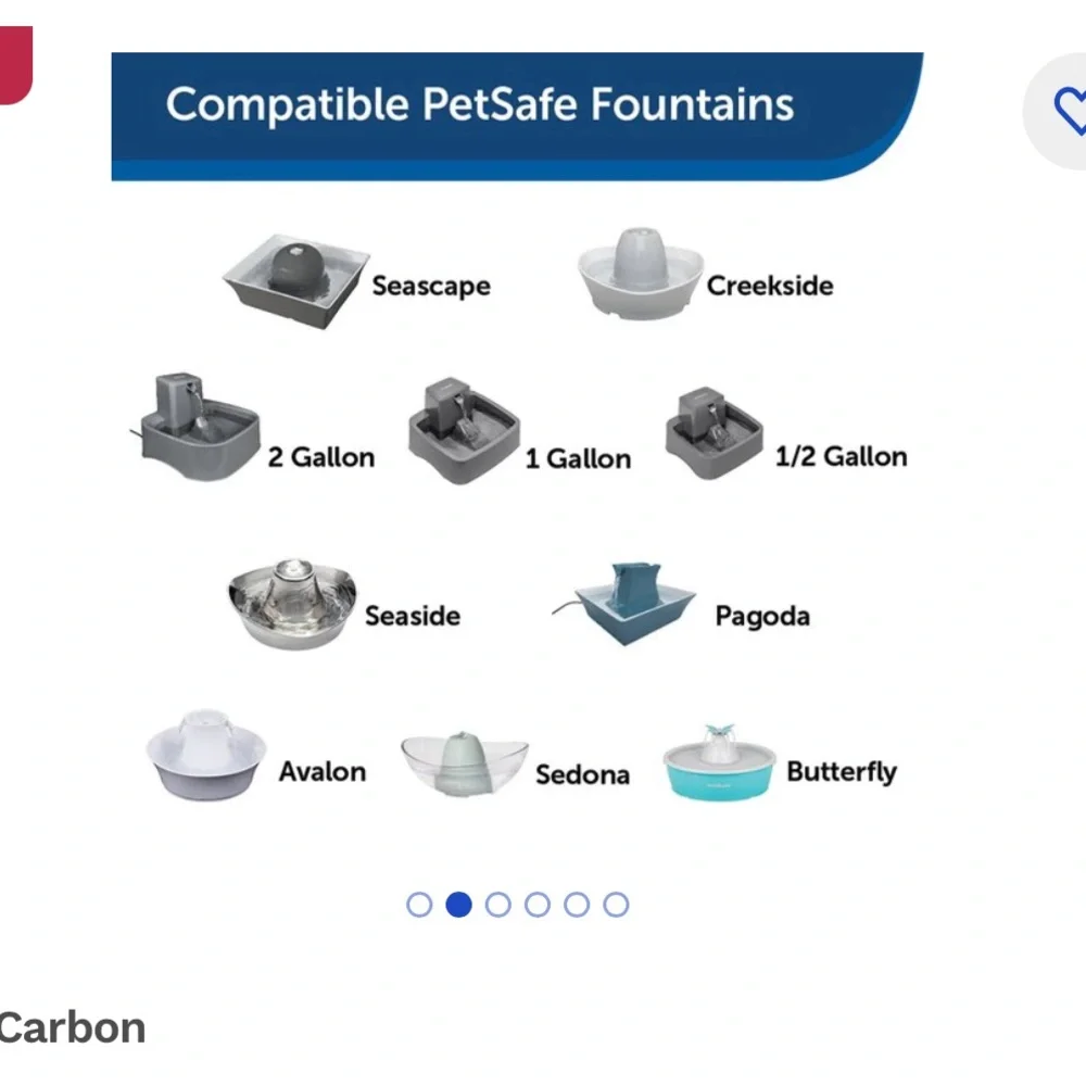 PetSafe Drinkwell Replacement Carbon Filters